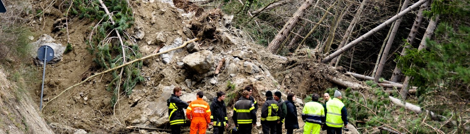 La frana del Corniolo, avvenuta in provincia di Forlì nel 2010, è la più imponente fra quelle che hanno coinvolto l'appennino romagnolo da un secolo a questa parte. In Emilia Romagna, oltre la metà dei comuni è colpito da eventi franosi. FOTO: Giorgio Minguzzi via Flickr.