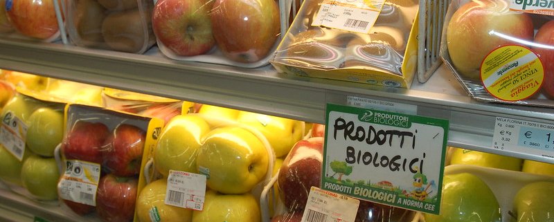 Nel 2020 il mercato del biologico italiano ha raggiunto i 4,3 miliardi di euro. Foto: Myfruit.it Attribution-NonCommercial-NoDerivs 2.0 Generic (CC BY-NC-ND 2.0)