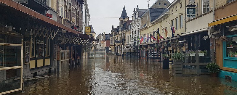 The effects of a flood in Valkenburg in the Netherlands. In the last 40 years, extreme weather events in Europe have caused half a trillion euros damage. Photo: Romaine CC0 1.0 Universal (CC0 1.0) Public Domain Dedication