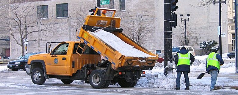 Salt has always been used on roads to help melt ice during winter periods Photo: Michael Pereckas from Milwaukee, WI, USA Attribution 2.0 Generic (CC BY 2.0)