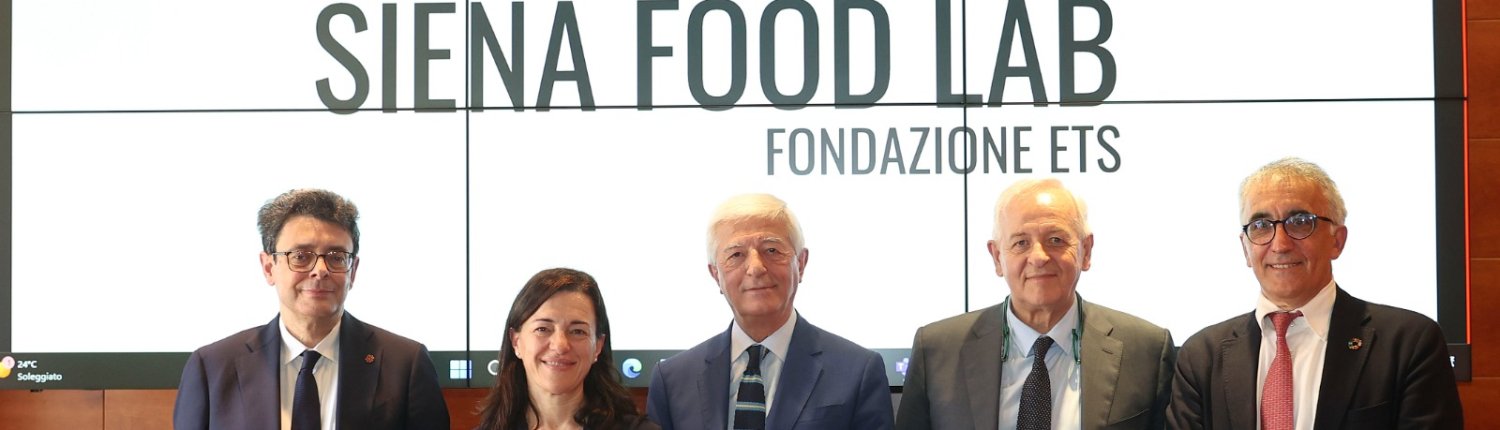 La fondazione Siena Food Lab è promossa dal Santa Chiara Lab dell'Università di Siena e dalla Fondazione Mps.