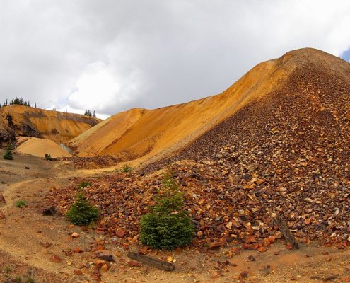 Gli scarti delle miniere possono avere un impatto negativo per l'ambiente. Foto: Roy Luck CC BY 2.0 DEED Attribution 2.0 Generic