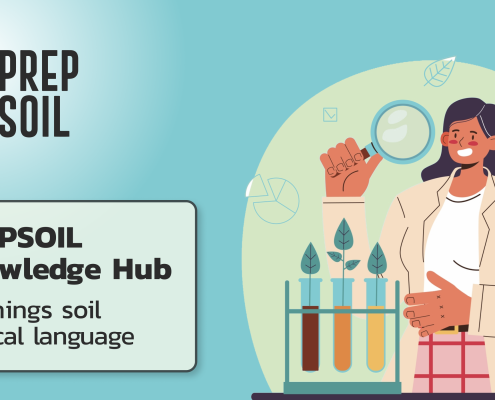 PREPSOIL promuove la nascita di una biblioteca online sulla salute del suolo. Immagine: PREPSOIL