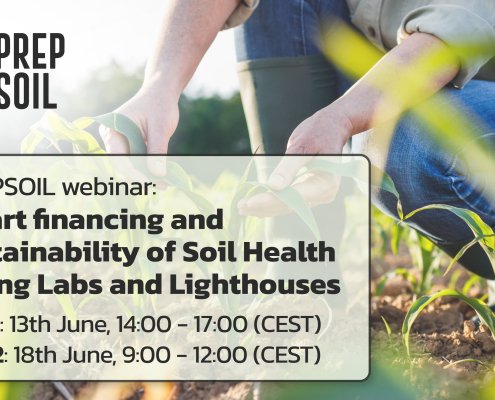Il webinar di Prepsoil si svolge nelle giornate del 13 e del 18 giugno. Immagine: © 2022-24 PREPSOIL