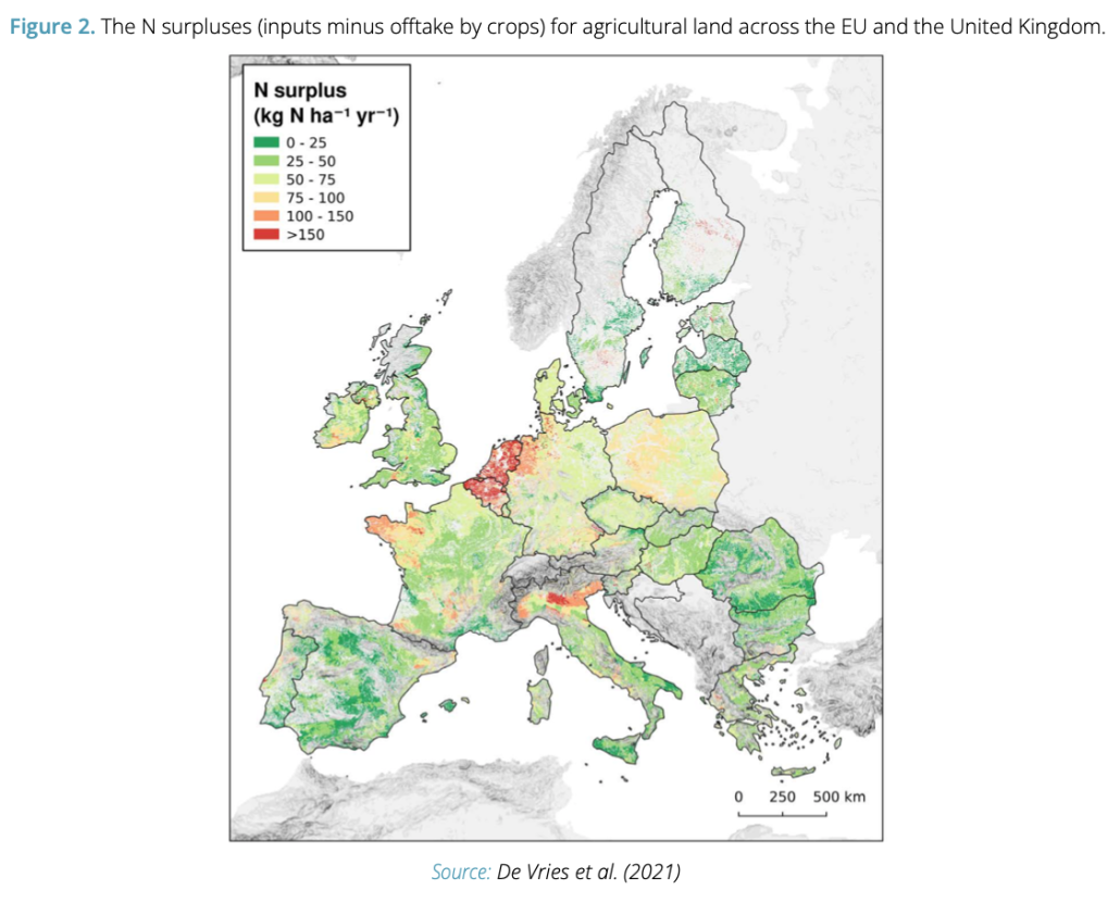 FONTE: Arias-Navarro, C., Baritz, R. and Jones, A. editor(s), 2024. The state of soils in Europe. Publications Office of the European Union. https://data.europa.eu/doi/10.2760/7007291, JRC137600. FONTE: Arias-Navarro, C., Baritz, R. and Jones, A. editor(s), 2024. The state of soils in Europe. Publications Office of the European Union. https://data.europa.eu/doi/10.2760/7007291, JRC137600.