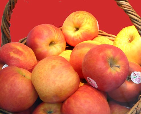 Nati per identificare e tracciare con precisione i prodotti freschi, gli adesivi su frutta e verdura, se non realizzati in materiale compostabile, rischiano di essere un ostacolo al riciclo organico degli scarti alimentari. FOTO: CC BY-SA 2.0 de, https://commons.wikimedia.org/w/index.php?curid=362625