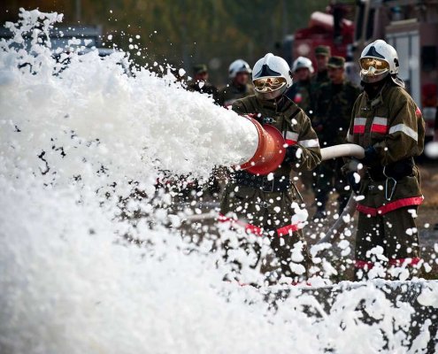 PFAS are found in many products such as firefighting foams, paints, pesticides, coatings, and food packaging. Photo: Defense Visual Information Distribution Service Public Domain Mark 1.0 Universal PDM 1.0 Deed