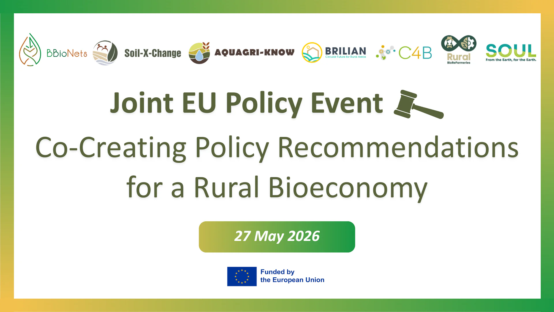 Il 27 maggio a Bruxelles l’incontro tra i promotori di sette iniziative UE per individuare opportunità e raccomandazioni operative per lo sviluppo della bioeconomia rurale. Immagine: BBioNets consortium Attribution-NonCommercial 4.0 International CC BY-NC 4.0 Deed